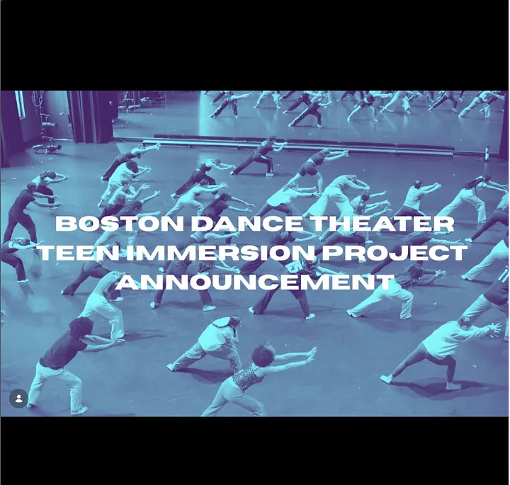 Boston Dance Theater 2026 Teen Immersion Project 포스터