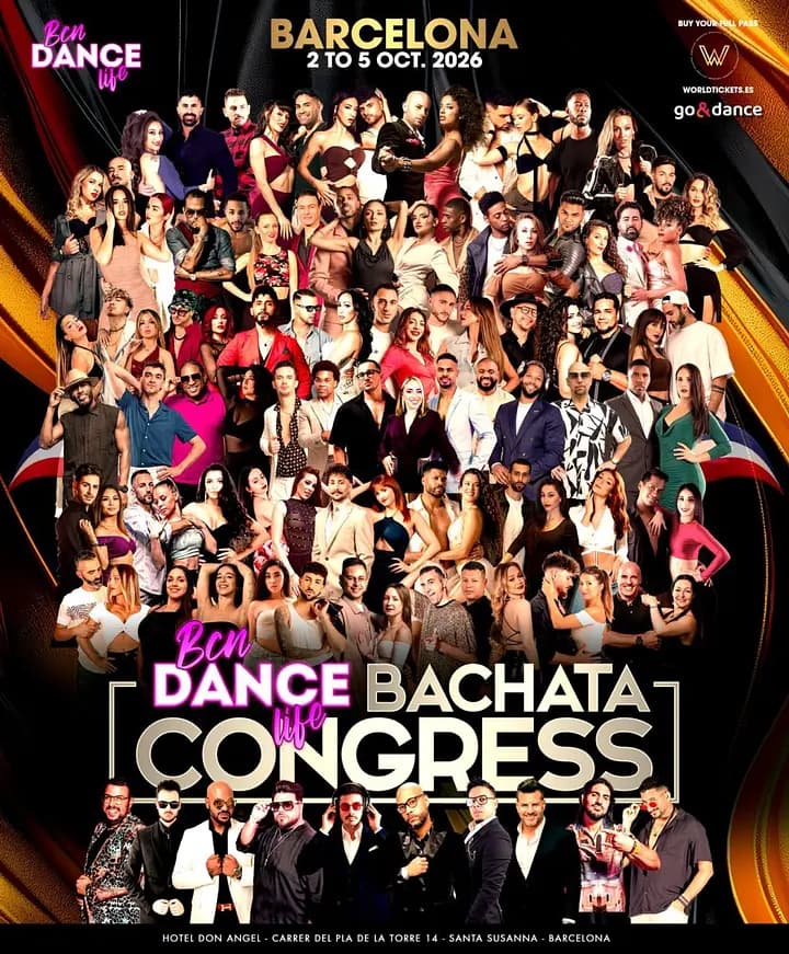 BCN Dance Life BACHATA CONGRESS 2026 포스터