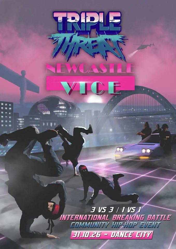 Triple Threat - Newcastle Vice 포스터