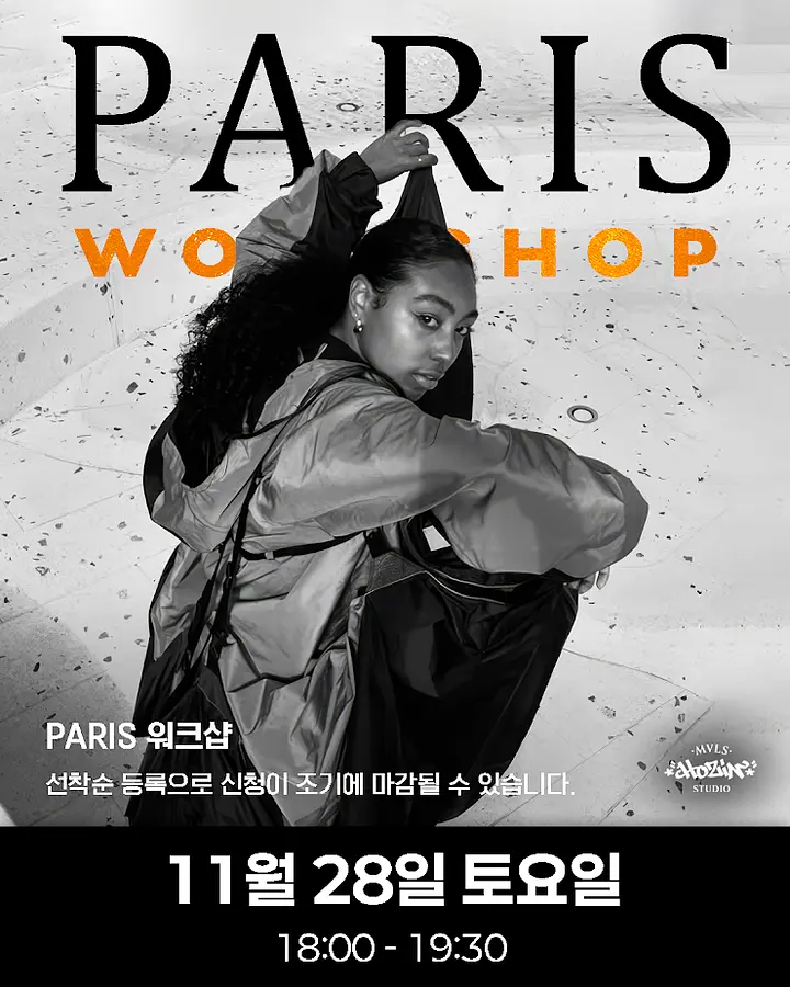 [MVLS] Workshop: PARIS 포스터