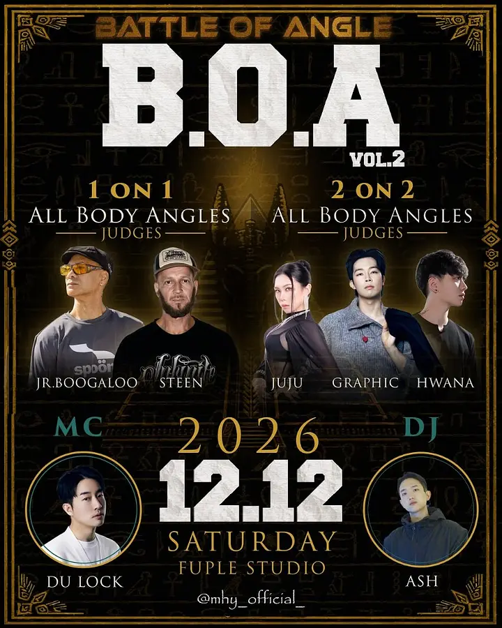 BATTLE OF ANGLE (BOA) VOL.2 포스터
